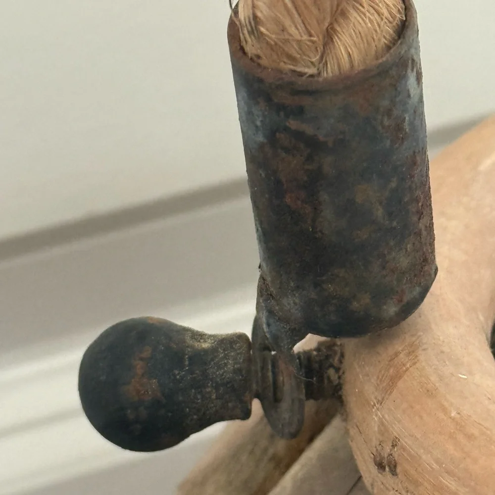 Driftwood Lantern Round Rustic Candle Coastal Design